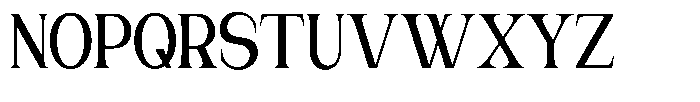 Gentano Athiroen  Serif Extra Bold Extra Condensed Font UPPERCASE