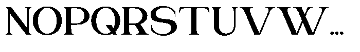 Gentano Athiroen  Serif Extra Bold Extra Expanded Font UPPERCASE