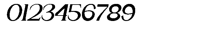 Gentano Athiroen  Serif Extra Bold Slanted Font OTHER CHARS