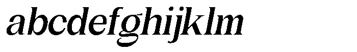 Gentano Athiroen  Serif Extra Bold Slanted FONT
