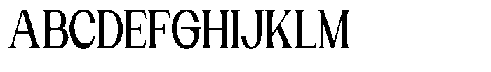 Gentano Athiroen  Serif Extra Bold Ultra Condensed Font UPPERCASE