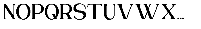 Gentano Athiroen  Serif Extra Bold Font UPPERCASE