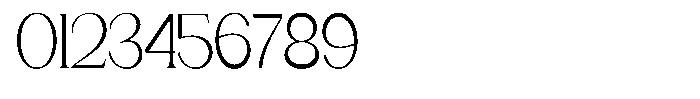 Gentano Athiroen  Serif Extra Condensed Font OTHER CHARS