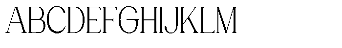 Gentano Athiroen  Serif Extra Condensed Font UPPERCASE