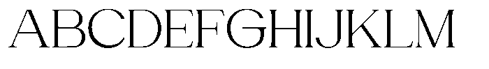 Gentano Athiroen  Serif Extra Expanded Font UPPERCASE