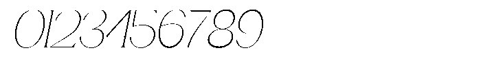 Gentano Athiroen  Serif Extra Light Condensed Slanted Font OTHER CHARS