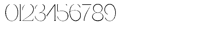 Gentano Athiroen  Serif Extra Light Condensed Font OTHER CHARS