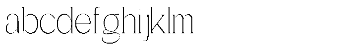 Gentano Athiroen  Serif Extra Light Condensed FONT