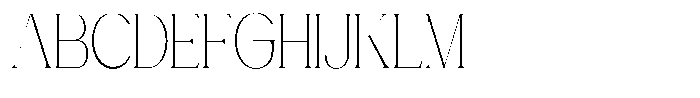 Gentano Athiroen  Serif Extra Light Extra Condensed Font UPPERCASE