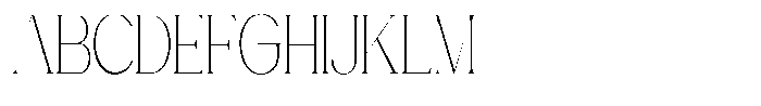 Gentano Athiroen  Serif Extra Light Ultra Condensed Font UPPERCASE