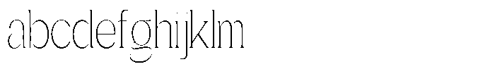 Gentano Athiroen  Serif Extra Light Ultra Condensed FONT