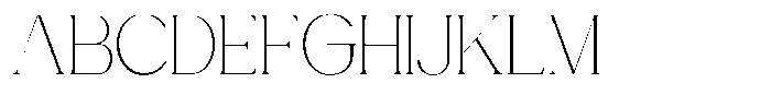 Gentano Athiroen  Serif Extra Light Font UPPERCASE