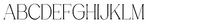 Gentano Athiroen  Serif Light Condensed Font UPPERCASE