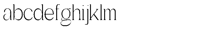 Gentano Athiroen  Serif Light Condensed FONT