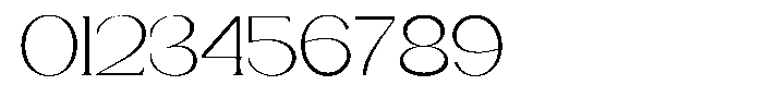 Gentano Athiroen  Serif Light Expanded Font OTHER CHARS