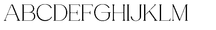 Gentano Athiroen  Serif Light Expanded Font UPPERCASE