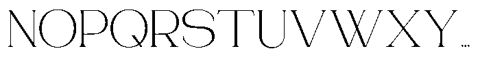 Gentano Athiroen  Serif Light Expanded Font UPPERCASE