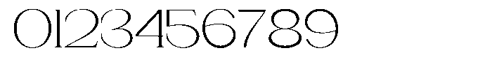 Gentano Athiroen  Serif Light Extra Expanded Font OTHER CHARS
