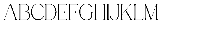 Gentano Athiroen  Serif Light Semi Condensed Font UPPERCASE