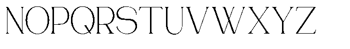 Gentano Athiroen  Serif Light Semi Condensed Font UPPERCASE