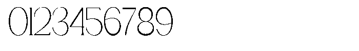 Gentano Athiroen  Serif Light Ultra Condensed Font OTHER CHARS