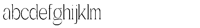 Gentano Athiroen  Serif Light Ultra Condensed FONT