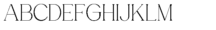 Gentano Athiroen  Serif Light Font UPPERCASE