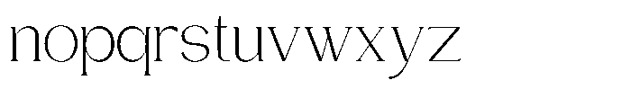 Gentano Athiroen  Serif Light Font LOWERCASE
