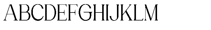 Gentano Athiroen  Serif Medium Condensed Font UPPERCASE
