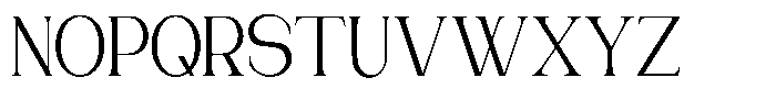 Gentano Athiroen  Serif Medium Condensed Font UPPERCASE