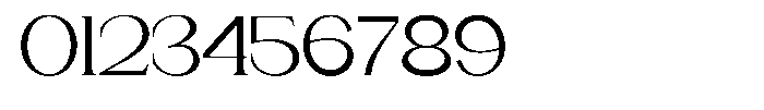 Gentano Athiroen  Serif Medium Expanded Font OTHER CHARS