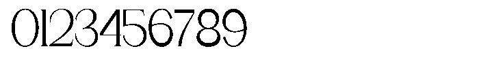 Gentano Athiroen  Serif Medium Extra Condensed Font OTHER CHARS