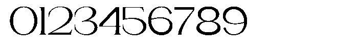 Gentano Athiroen  Serif Medium Extra Expanded Font OTHER CHARS