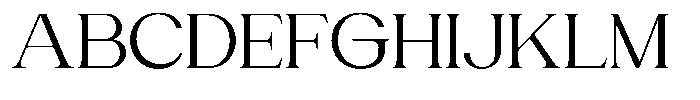 Gentano Athiroen  Serif Medium Extra Expanded Font UPPERCASE