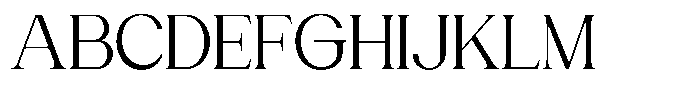 Gentano Athiroen  Serif Medium Semi Expanded Font UPPERCASE