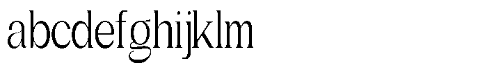 Gentano Athiroen  Serif Medium Ultra Condensed FONT
