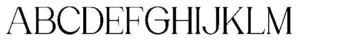 Gentano Athiroen  Serif Medium Font UPPERCASE