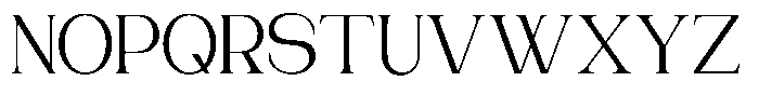 Gentano Athiroen  Serif Medium Font UPPERCASE