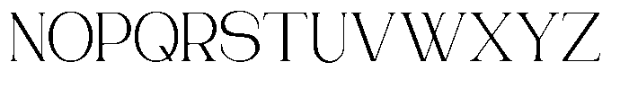 Gentano Athiroen  Serif Regular Font UPPERCASE