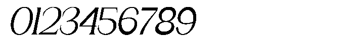 Gentano Athiroen  Serif Semi Bold Condensed Slanted Font OTHER CHARS