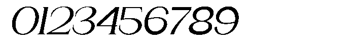 Gentano Athiroen  Serif Semi Bold Expanded Slanted Font OTHER CHARS