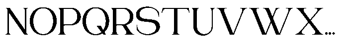 Gentano Athiroen  Serif Semi Bold Expanded Font UPPERCASE