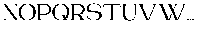 Gentano Athiroen  Serif Semi Bold Extra Expanded Font UPPERCASE