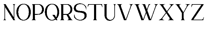 Gentano Athiroen  Serif Semi Bold Semi Condensed Font UPPERCASE