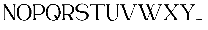 Gentano Athiroen  Serif Semi Bold Semi Expanded Font UPPERCASE