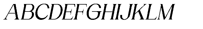 Gentano Athiroen  Serif Semi Bold Slanted Font UPPERCASE