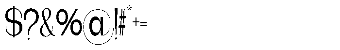 Gentano Athiroen  Serif Semi Bold Ultra Condensed Font OTHER CHARS