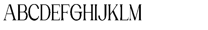Gentano Athiroen  Serif Semi Bold Ultra Condensed Font UPPERCASE