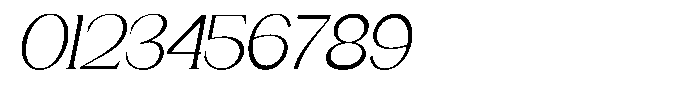 Gentano Athiroen  Serif Semi Condensed Slanted Font OTHER CHARS