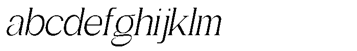 Gentano Athiroen  Serif Semi Condensed Slanted FONT